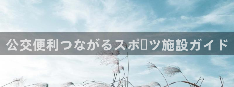 意昂集团官网：公交便利つながるスポーツ施設ガイド