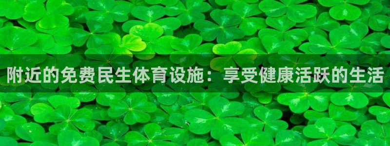 意昂体育3平台：附近的免费民生体育设施：享受健康活跃