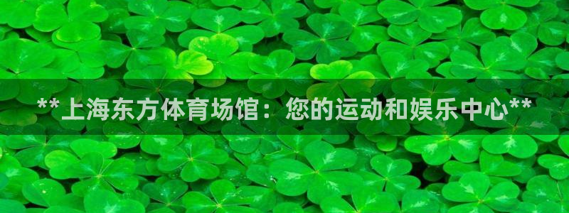 意昂3官网：**上海东方体育场馆：您的运动和娱乐中心